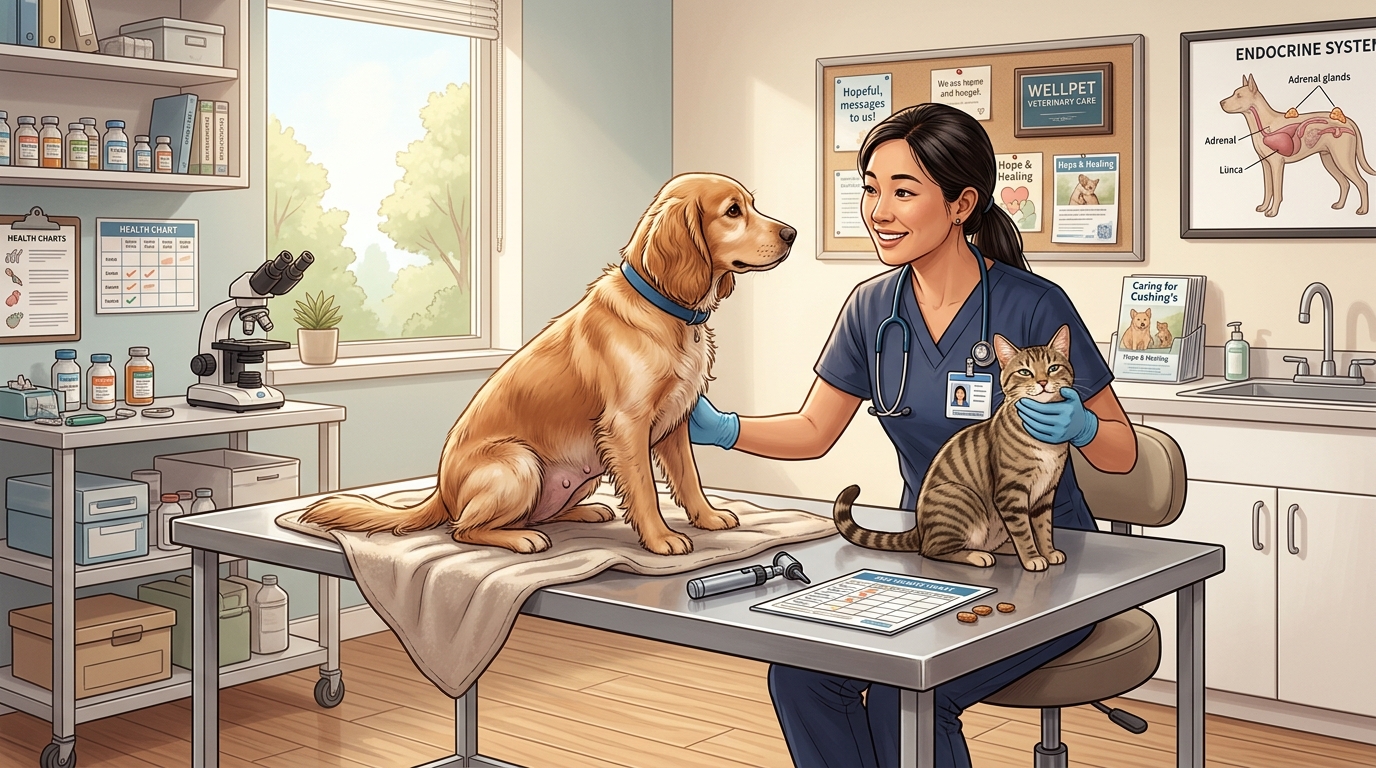 Cover image — Cushing's Disease in Dogs & Cats: Symptoms & Treatment